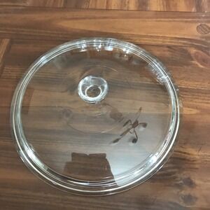 Corningware clear glass Casserole dish Lid‎ 9.5 inches